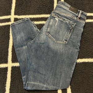 Buckle Black Tummy Control Jean